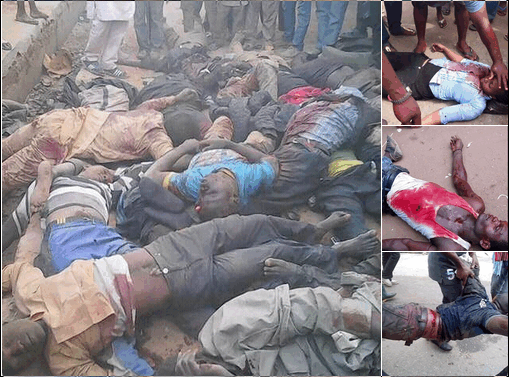 nkpo biafra and north images of unarmed people killed by the Nigerian army